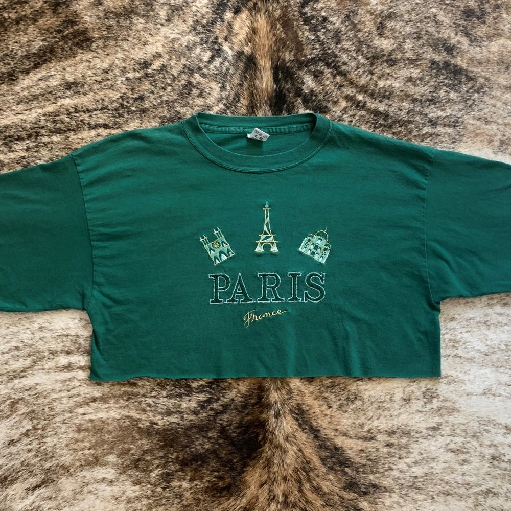 Take me to Paris-Crop Tee